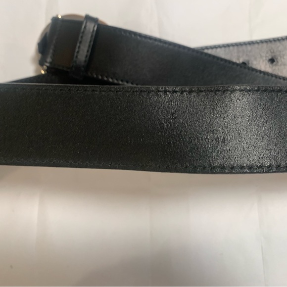 Gucci Authentic Men’s Black Leather Belt with Interlocking G - Picture 8 of 8